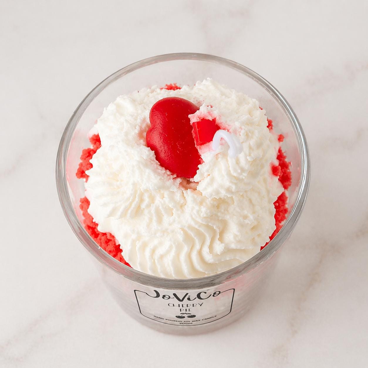 Cherry Pie Dessert Candle